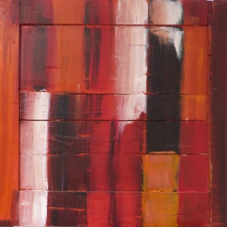 huile sur bois porte ancienne 68 cm x 60 cm