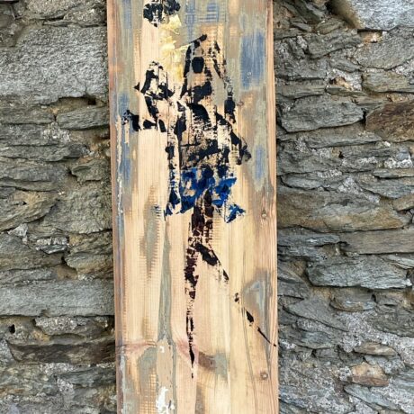 huile sur bois 23 x 79 cm