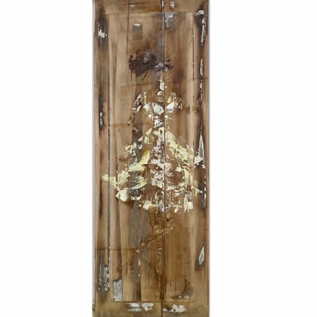 Huile sur bois 25.5 x 70.5 cm