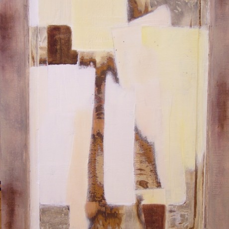 Huile sur bois porte ancienne vendue