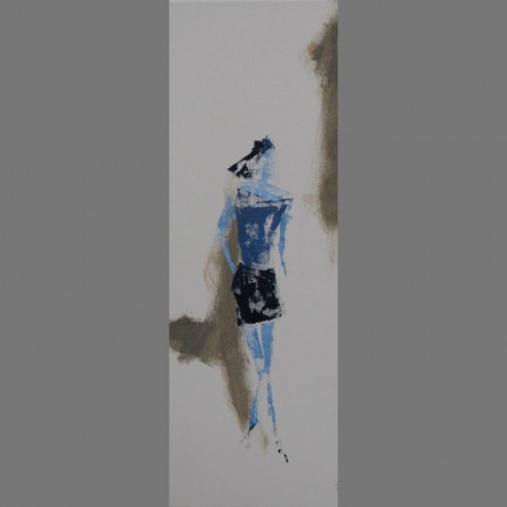 Huile sur toile 20 cm x 40 cm Vendue